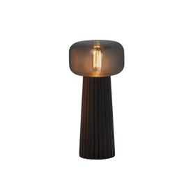 M7249  Faro 50cm 1 Light Table Lamp Black